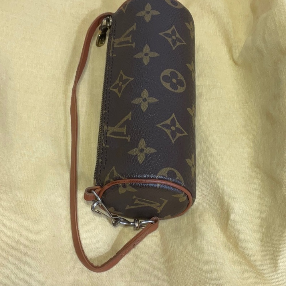 Louis Vuitton Brown Monogram Mini Barrel Wristlet